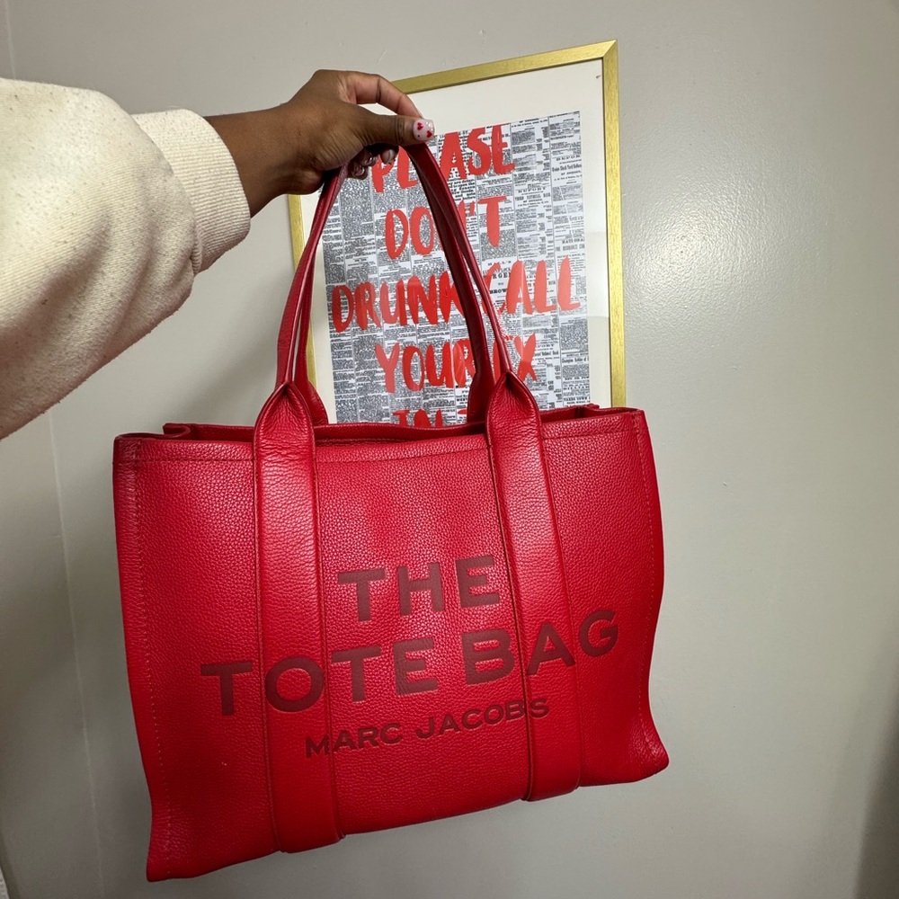 Marc Jacobs Red Tote Bag